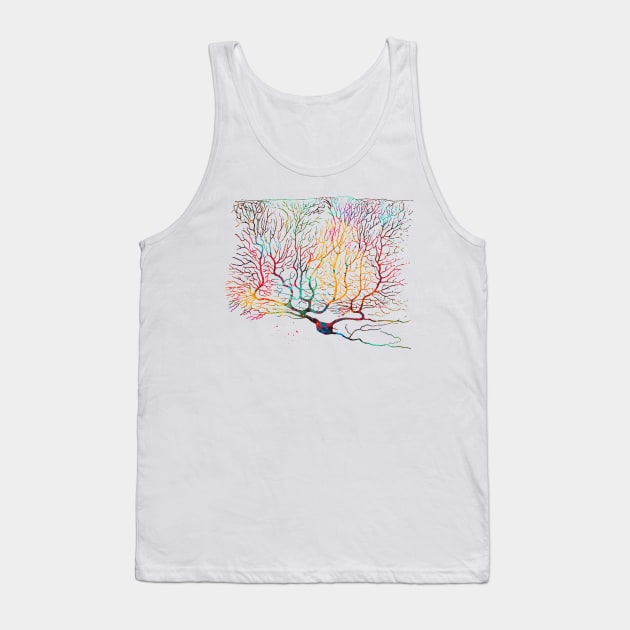 Purkinje Neuron Tank Top by erzebeth